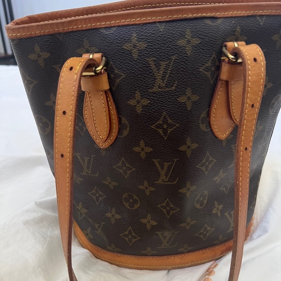 Louis Vuitton Handbags - Authentic LOUIS VUITTON Monogram Petit Bucket